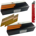 Framing Nails, D-Head Mixed Pack - 1040 x nails &1 Fuel Cell,Paslode/ Hitachi 