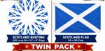 2 PACK Scotland Rugby 5x3ft Flag & 10M Bunting Speedy Delivery