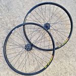 Shimano Deore HB-M525 FH-M525 Hubs on Mavic X223 Disc rims Pair of 26" Wheels mt