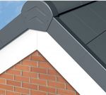 Manthorpe Linear Dry verge system , Roofing , gable Grey , Brown 750mm 