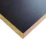 MDF Black Melamine Board Moisture Resistant Sheet 18mm Panel Kitchen Bathroom