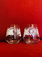 2 x NORTHERN MONK 2/3rd  PINT GLASSES BY RASTAL CE STAMPED M25 Free Shipping UK