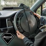 DISKLOK Diamond Edition SMALL 35-38.9cm Steering Wheel Anti Theft Clamp Lock