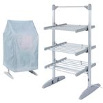 Glamhaus EcoDry Electric Heated Airer with Cover 248W Low Energy Clothes Dryer