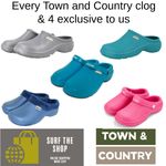 Town and Country Womens / Mens Gardening Clogs Lightweight Cloggies UK