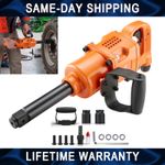 3500Nm 1 Inch Drive Air Impact Wrench Gun Long 6.3in. Anvil 2580 Ft/lbs 5000RPM