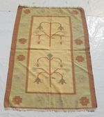 Vintage Traditional Handcrafted Floral Kilim Rug for Home Décor 167x124 cm
