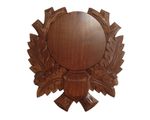 Quality Trophy Plate Plaques for Hunting Wild Boar Shooting Oak Dark Wood