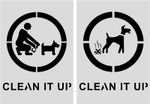 Clean it Up Stencil