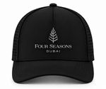 Four Seasons DUBAI Black Waterproof Performance Hat Dry Fit Embroidered CAP