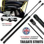 2x Rear Boot Tailgate Struts Gas Springs for Mercedes GLC 2015-2022 Auto Opening