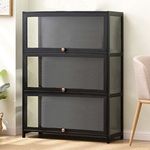 3-Tier Display Case Collectibles Toys Figure Model Storage Shelf Display Cabinet