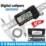 LCD 6" 150mm Digital Vernier Caliper Stainless Steel Micrometer Electronic Tool