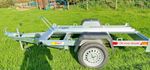 2025 Ex-Demo CRH Moto 1 Motorbike Trailer 7ft 2in x 4ft 4in Single Axle Tiltbed