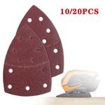 10/20PCS 40-800 Grit 11 Holes Sanding Sheets Sandpaper Disc Detail Palm Sander