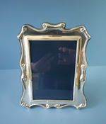 Sterling Silver Photo Frame Hallmarked Sheffield 1988  Good Size 24.cm x 18.cm