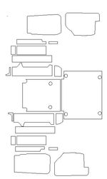 Kia PV5 2026 onwards, Van ply lining kit DXF files, CNC ready files.