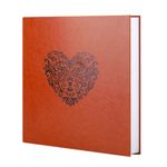 500-Slot Leather Photo Album for 5" Photos