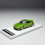 Zincit 1/64 Scale Porsche 911 964 singer DLS Green Diecast Model Collection