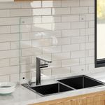 Clear Glass Kitchen Splashback 6mm Toughened Glass Heat Resistant for Cooker