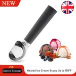 Heated Ice Cream Scoop Rechargeable Electric Ice Cream Scoop with LED Display