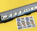 Model Railway GRAFFITI stickers decals HO OO Gauge ideal for coaches, buildings