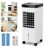 SIHAO 3-In-1 Remote Control Portable Evaporative Cooling Fan Air Cooler Humidifi