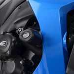 R&G racing black aero crash protectors bobbins for Suzuki GSX-S1000 GT 2022-2026