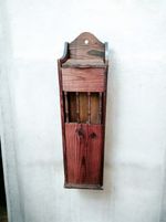 A Vintage French Pine Baguette Box/Stand With Hinged Lid Good Condition