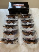 Box Of 10 Traverrse Safety Glasses Protective Eye Wear - Smoke Lens