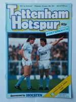 TOTTENHAM HOTSPUR v PORTSMOUTH FOOTBALL PROGRAMME League Cup 4th Round Nov 1985