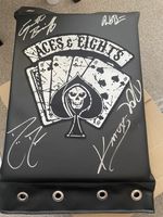 TNA Aces & Eights Signed Turnbuckle DOC Gallows, D-Lo,Knox, Brisco, Bischoff COA