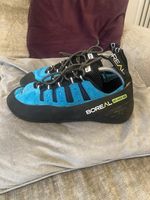 Boreal Joker Lace Climbing Shoes Men’s UK 9 Blue Bouldering Rock Gym VGC
