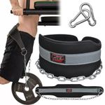 Heavy Duty Dipping Belt with Steel Chain – Weight Lifting Dip & Pull Up Training