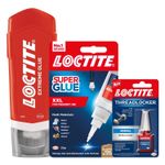 Loctite Super Glue XXL, Threadlocker or Extreme All Purpose Glue, 2 Pack