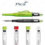 Pica 7070 Fine Dry Long Life Automatic Pencil 0.9mm Or Choose Leads Colours