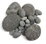 Black Sky Rock / Black Star / Black Lava Pebbles Natural Aquarium Decoration