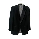 Christian Dior Black Tuxedo Jacket 42L Regular