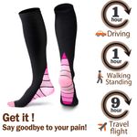 7 Pairs Compression Socks NHS Varicose Veins Anti-Fatigue Flight Running Travel