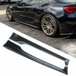 Side Skirts Blades For 2012-2022 Toyota 86 Scion FRS Subaru BRZ Matte Black