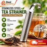 loose Tea Diffuser Strainer Infuser leaf herbal Filter Cup Mesh Stainless Steel