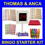 Bingo Machine Bingo Tickets Books Dabbers Lucky Bingo Starter Kit