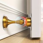 DOMIRA Premium Magnetic Door Stop – Heavy Duty Floor & Wall Mounted