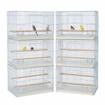 Loro White Bird Cage Set