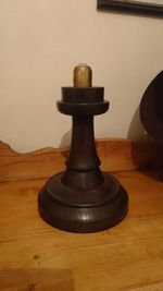 Vintage Wooden Lighthouse Candlestick Made In Whitby