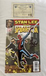 Stan Lee Signed Spider-Man Limited Edition Print COA Marvel Autograph 60/60