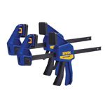 IRWIN® Quick-Grip® Quick-Change™ Medium-Duty Bar Clamp 300mm (12in) (Twin Pack)