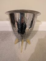 Alessi Max le Chinois Stainless Steel Ice Bucket