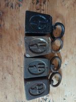 Antique Cast Iron 1 Lb Ring Weight Price Is For One