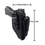 Tactical Right Hand Gun Holster Molle Pouch Universal Pistol Waist Belt Bag Case